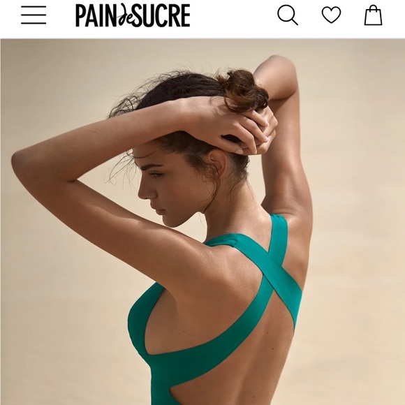 Pain de Sucre Capri Luxury Bathing Suit One-Piece Coral Red - Picture 14 of 14